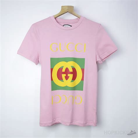 free gucci shirt pink